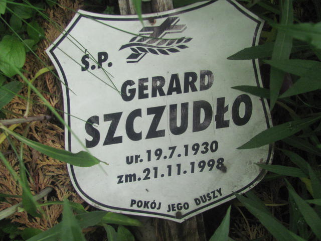 Gerard Szczudło 1930 Zabrze św. Macieja - Grobonet - Wyszukiwarka osób pochowanych