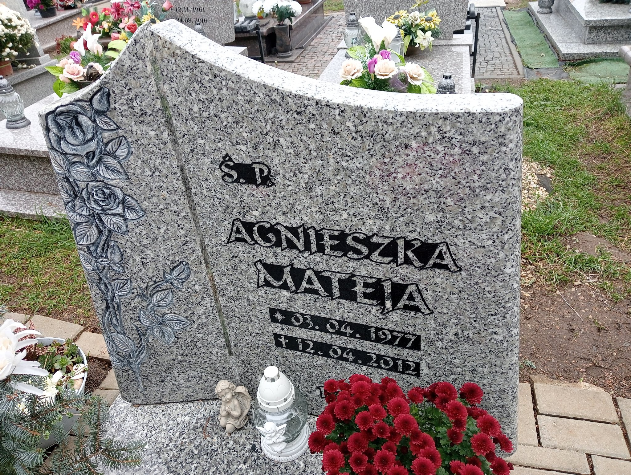 Agnieszka Helena Mateja Kotowicz 1977 Zabrze św. Macieja - Grobonet - Wyszukiwarka osób pochowanych